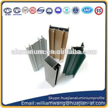 powder coated aluminium profile for doors and windows frame, anodized windows frame, wood grain aluminium profile for windows